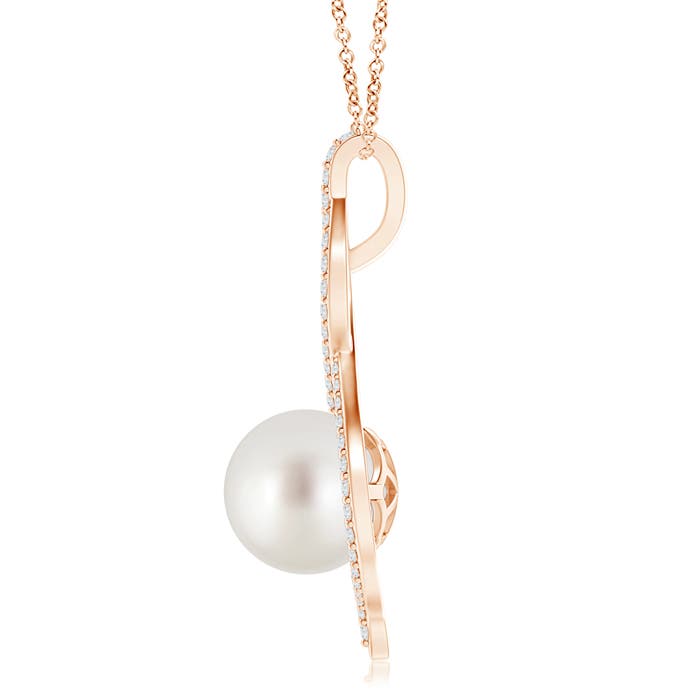 AAA - South Sea Cultured Pearl / 7.52 CT / 14 KT Rose Gold