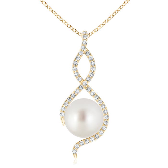 AAA - South Sea Cultured Pearl / 7.52 CT / 14 KT Yellow Gold