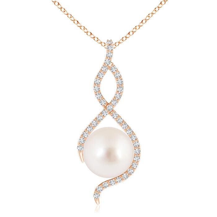 AAAA - South Sea Cultured Pearl / 7.52 CT / 14 KT Rose Gold