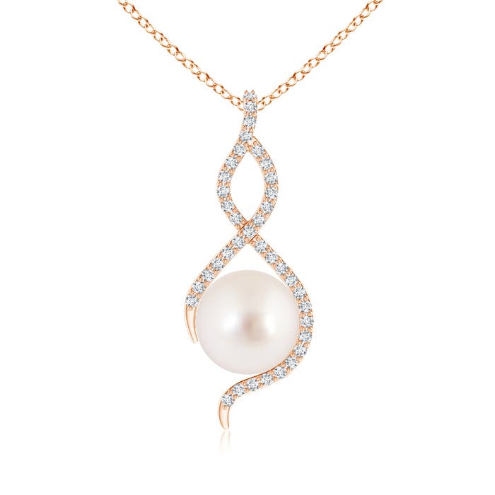 AAAA - South Sea Cultured Pearl / 5.48 CT / 14 KT Rose Gold