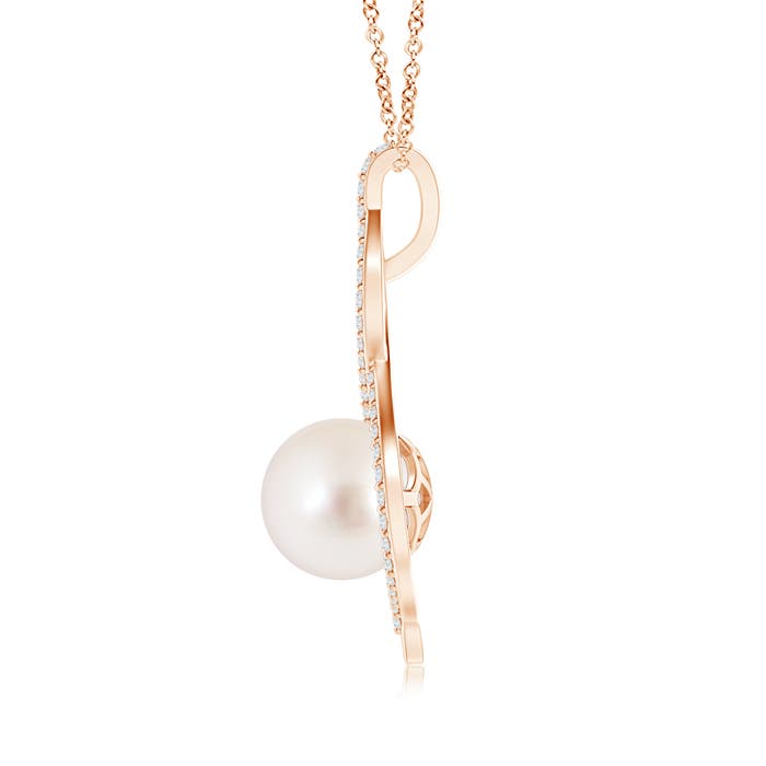 AAAA - South Sea Cultured Pearl / 5.48 CT / 14 KT Rose Gold