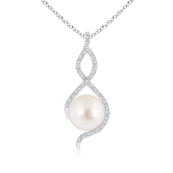 AAAA - South Sea Cultured Pearl / 5.48 CT / 14 KT White Gold