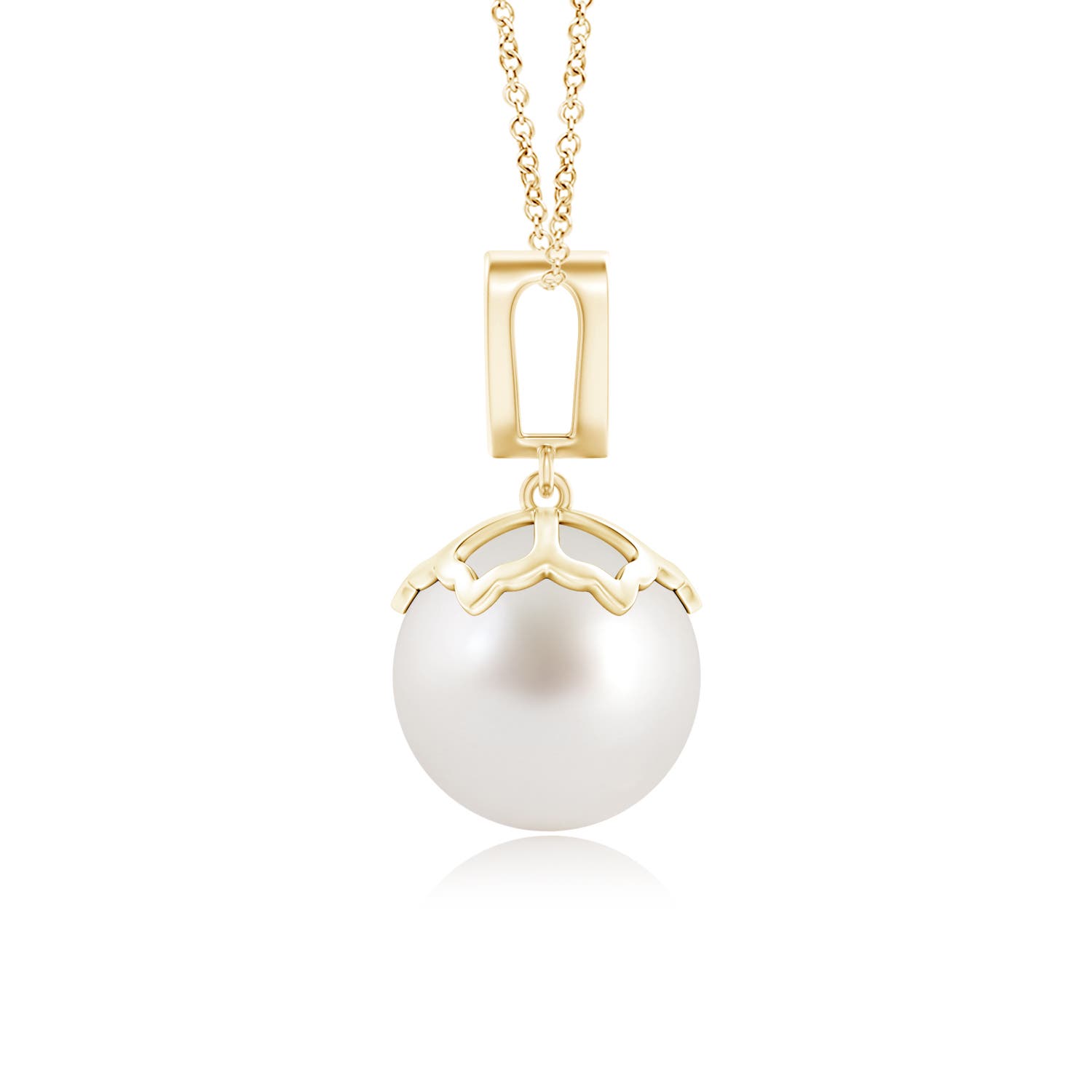 AAA - South Sea Cultured Pearl / 7.24 CT / 14 KT Yellow Gold