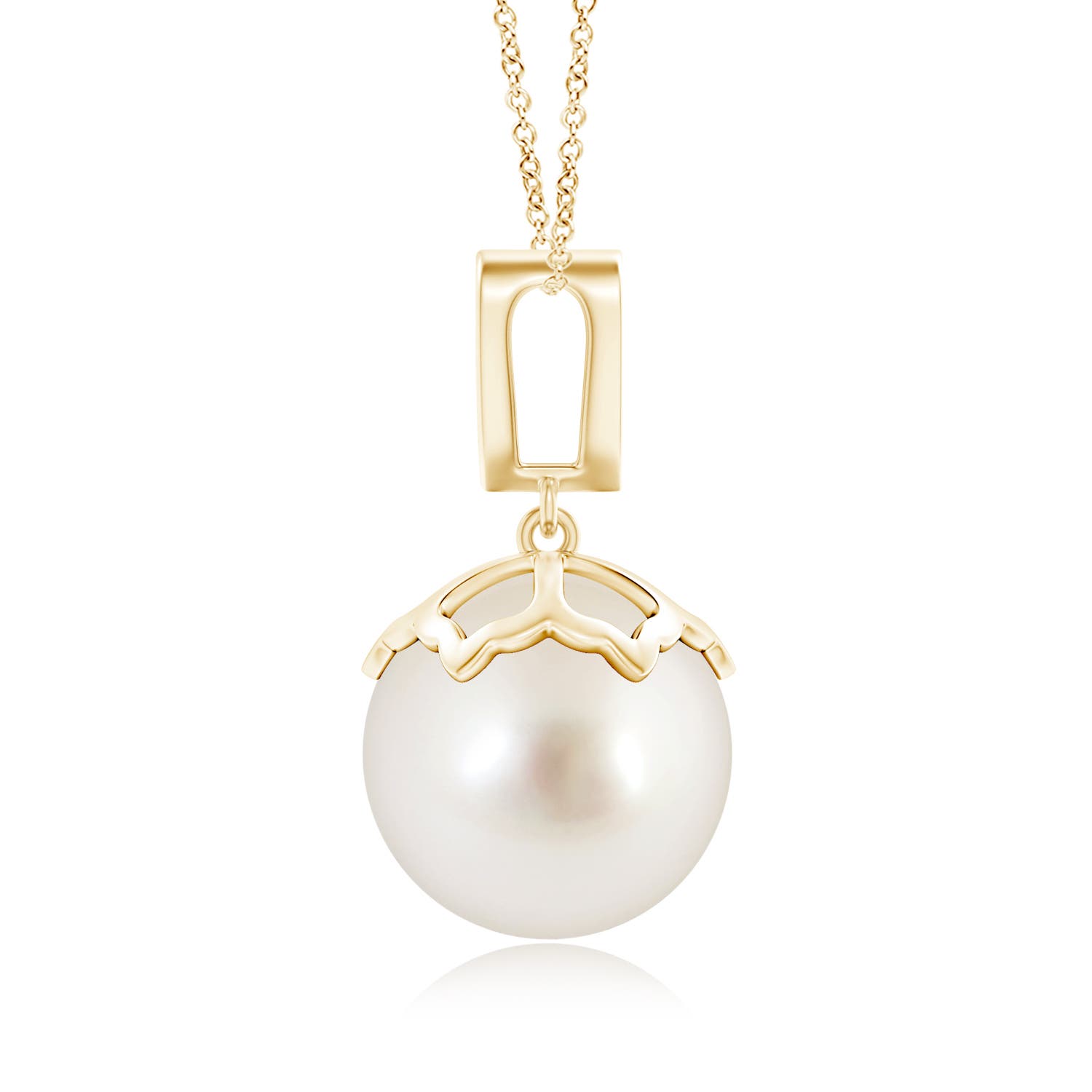 AAAA - South Sea Cultured Pearl / 12.56 CT / 14 KT Yellow Gold