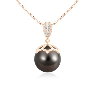 Round AAA Tahitian Cultured Pearl