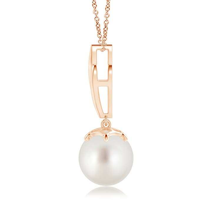 AAA - South Sea Cultured Pearl / 7.2 CT / 14 KT Rose Gold