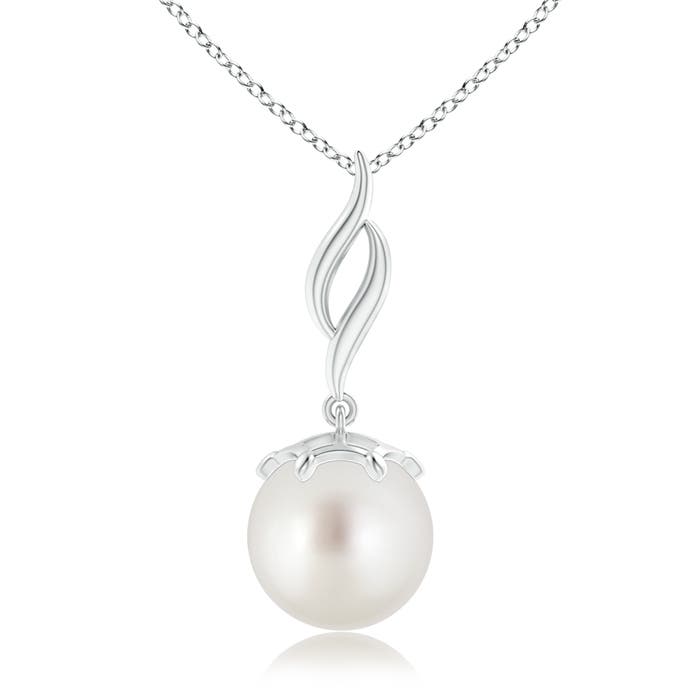 AAA - South Sea Cultured Pearl / 7.2 CT / 14 KT White Gold