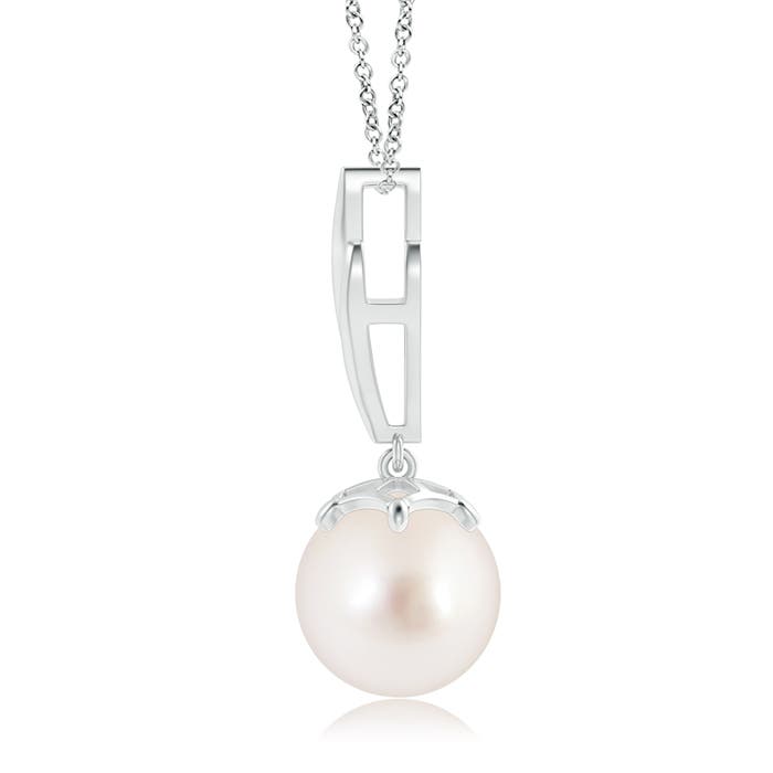 AAAA - South Sea Cultured Pearl / 7.2 CT / 14 KT White Gold