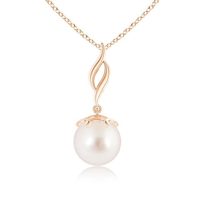 AAAA - South Sea Cultured Pearl / 5.25 CT / 14 KT Rose Gold