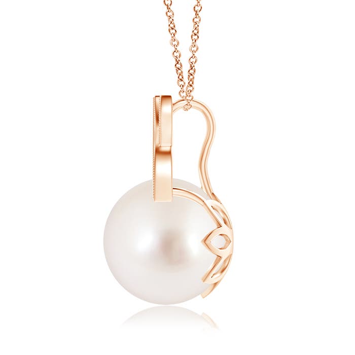 AAAA - South Sea Cultured Pearl / 7.29 CT / 14 KT Rose Gold