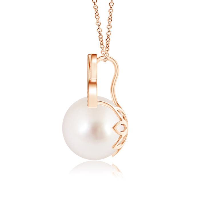AAAA - South Sea Cultured Pearl / 5.31 CT / 14 KT Rose Gold