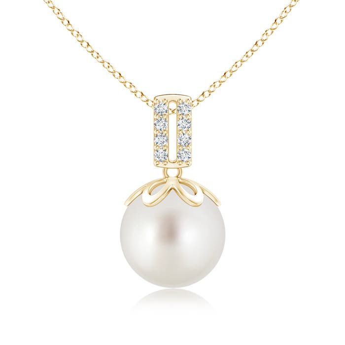 AAA - South Sea Cultured Pearl / 7.28 CT / 14 KT Yellow Gold