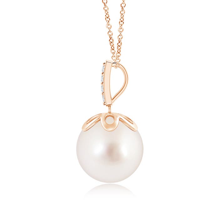 AAAA - South Sea Cultured Pearl / 7.28 CT / 14 KT Rose Gold