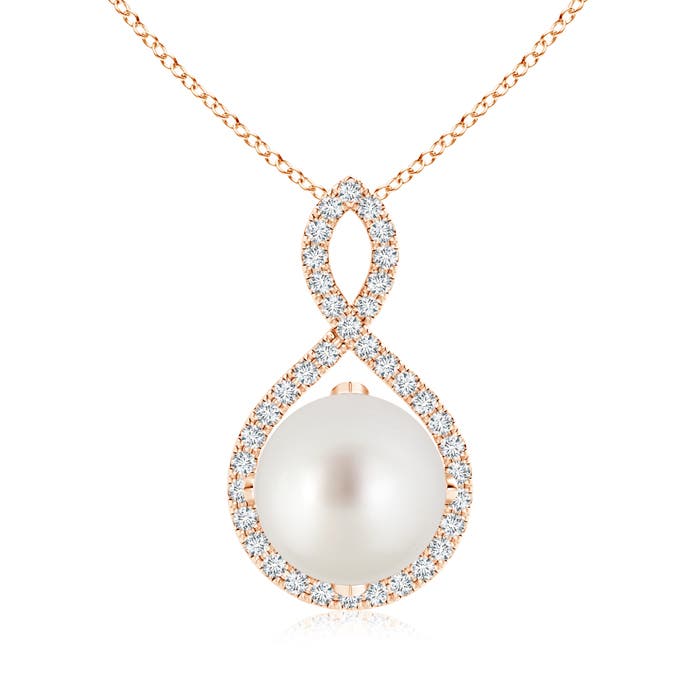 AAA - South Sea Cultured Pearl / 7.5 CT / 14 KT Rose Gold