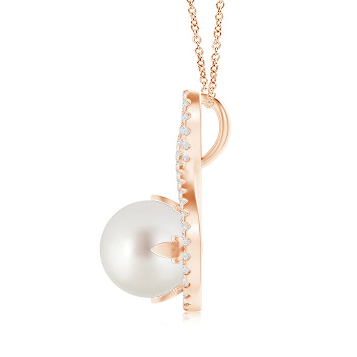 AAA - South Sea Cultured Pearl / 7.5 CT / 14 KT Rose Gold