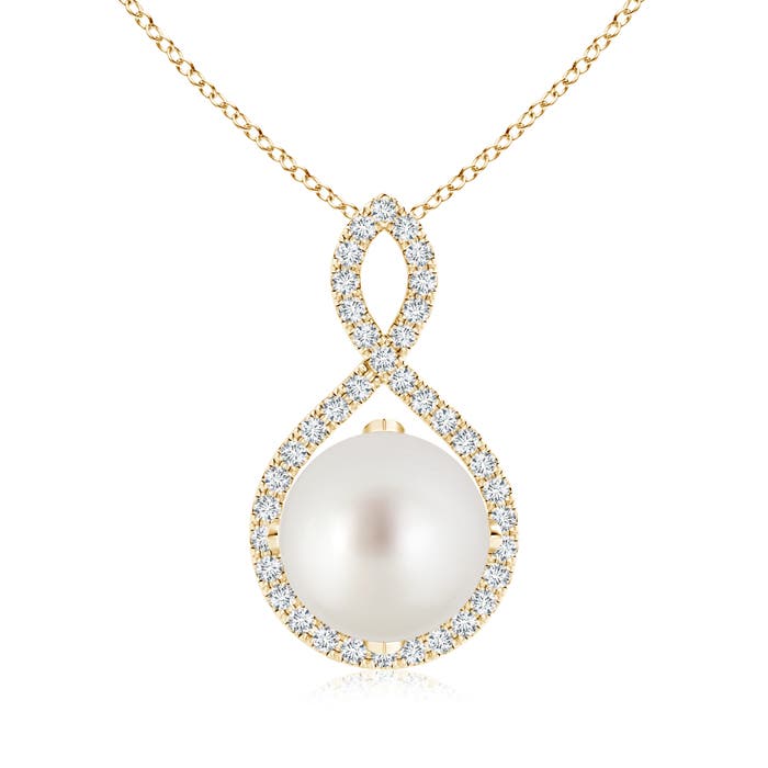 AAA - South Sea Cultured Pearl / 7.5 CT / 14 KT Yellow Gold