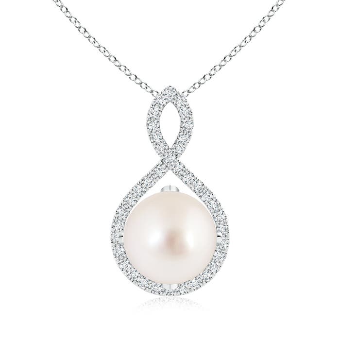 AAAA - South Sea Cultured Pearl / 7.5 CT / 14 KT White Gold