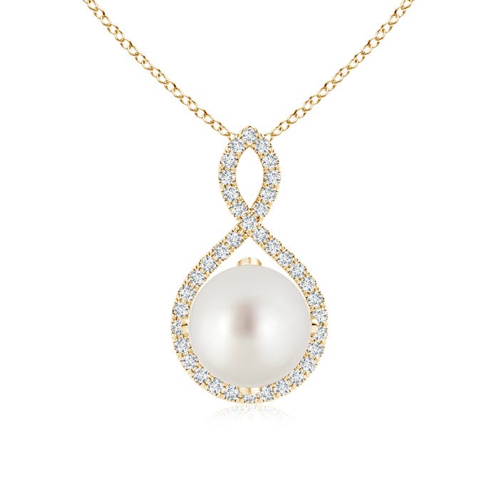 AAA - South Sea Cultured Pearl / 5.48 CT / 14 KT Yellow Gold