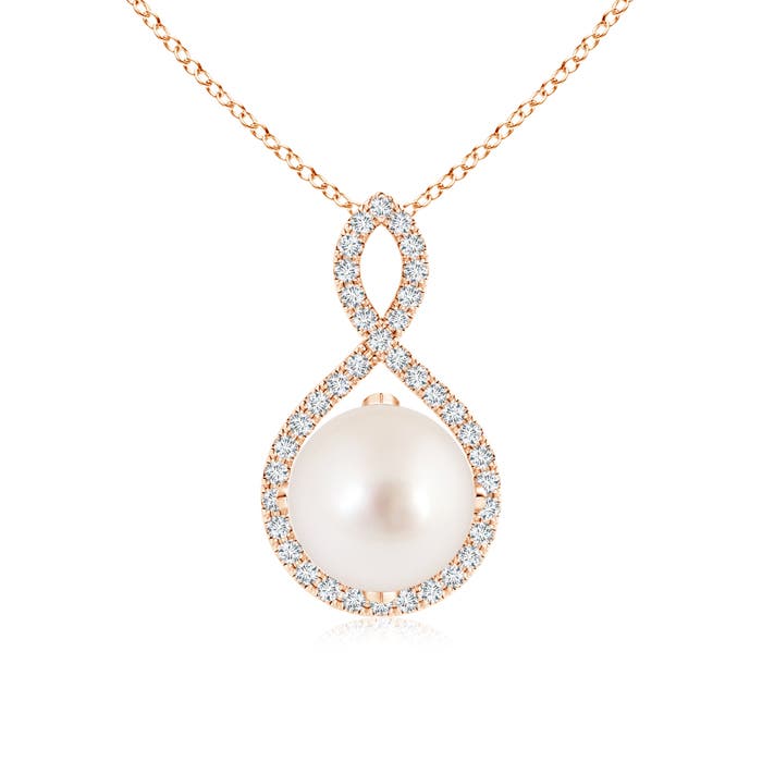 AAAA - South Sea Cultured Pearl / 5.48 CT / 14 KT Rose Gold