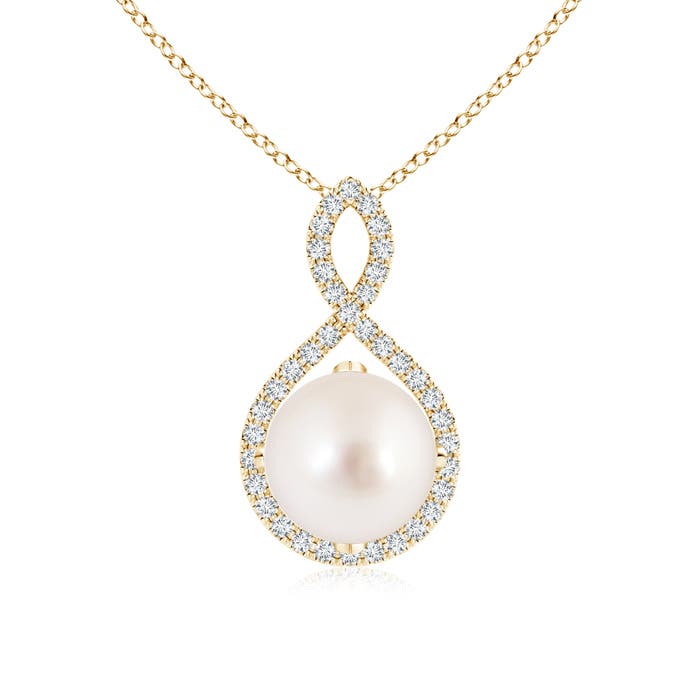 AAAA - South Sea Cultured Pearl / 5.48 CT / 14 KT Yellow Gold