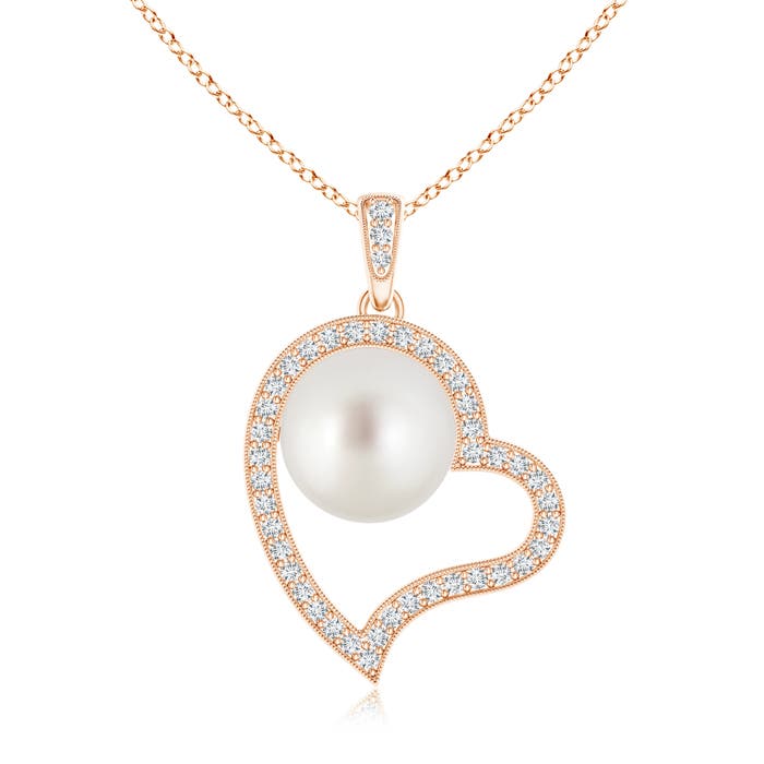 AAA - South Sea Cultured Pearl / 7.55 CT / 14 KT Rose Gold