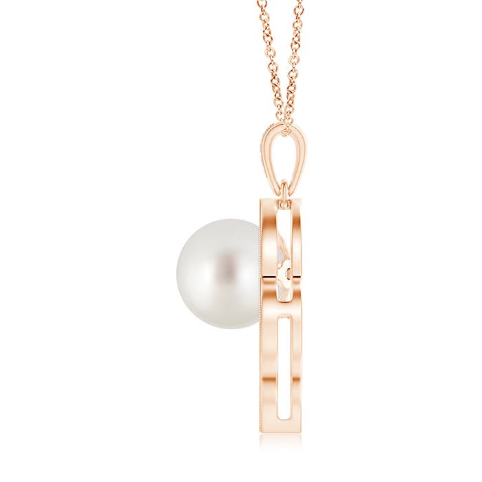 AAA - South Sea Cultured Pearl / 7.55 CT / 14 KT Rose Gold