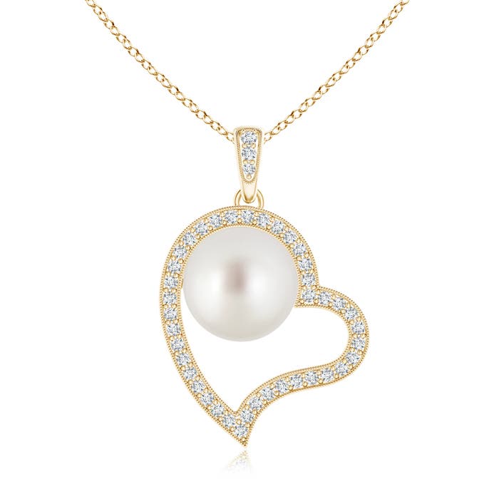 AAA - South Sea Cultured Pearl / 7.55 CT / 14 KT Yellow Gold