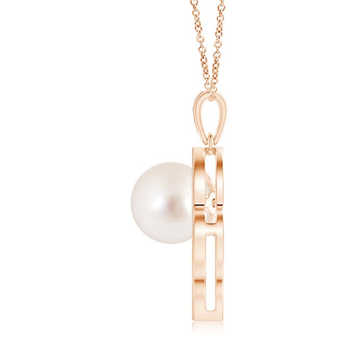 AAAA - South Sea Cultured Pearl / 7.55 CT / 14 KT Rose Gold