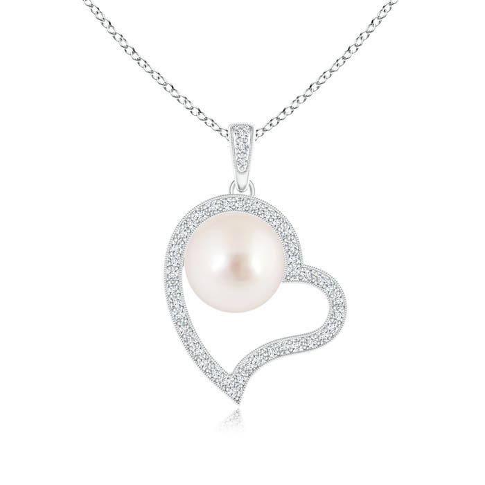 AAAA - South Sea Cultured Pearl / 5.51 CT / 14 KT White Gold