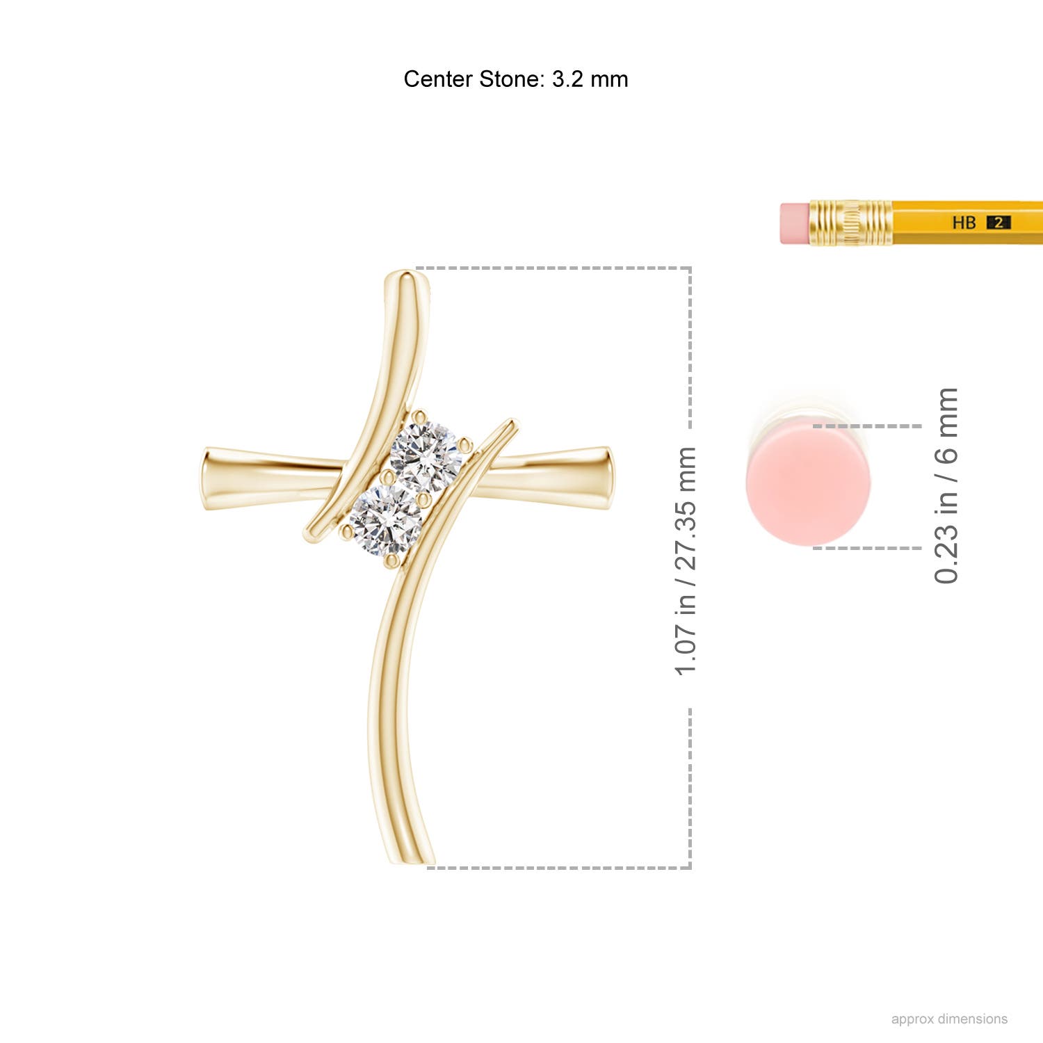 I-J, I1-I2 / 0.25 CT / 14 KT Yellow Gold