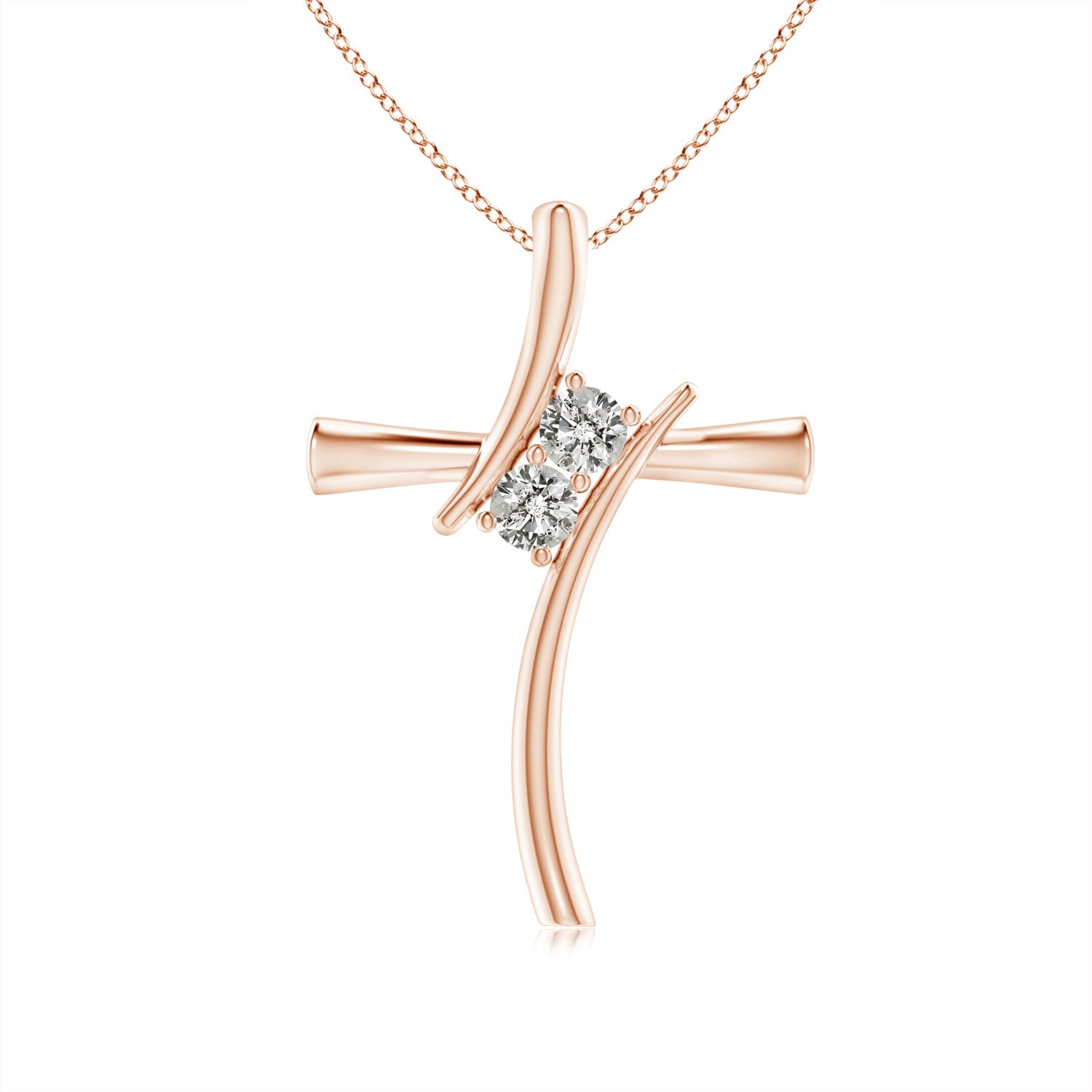 K, I3 / 0.25 CT / 14 KT Rose Gold