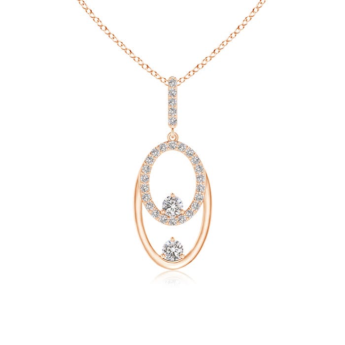 I-J, I1-I2 / 0.27 CT / 14 KT Rose Gold