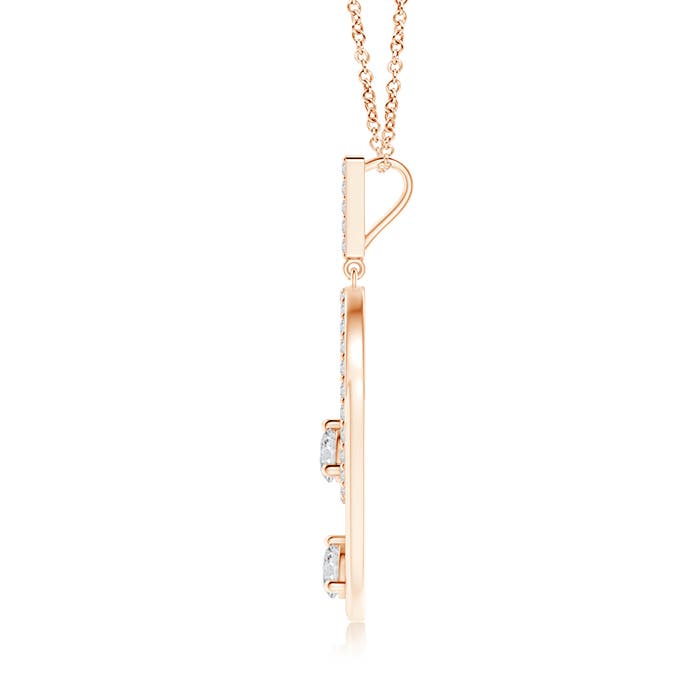 H, SI2 / 0.45 CT / 14 KT Rose Gold