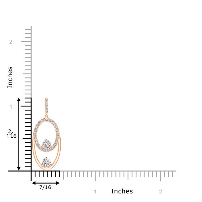 I-J, I1-I2 / 0.45 CT / 14 KT Rose Gold