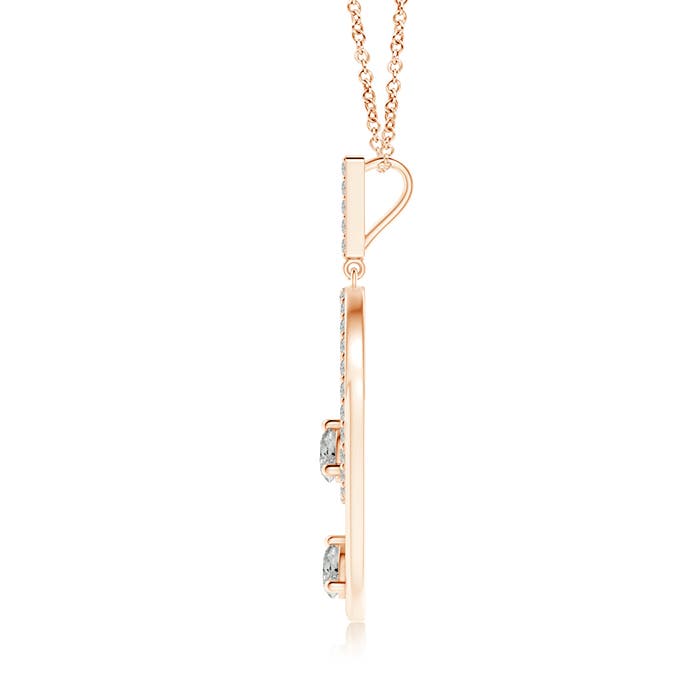 K, I3 / 0.45 CT / 14 KT Rose Gold