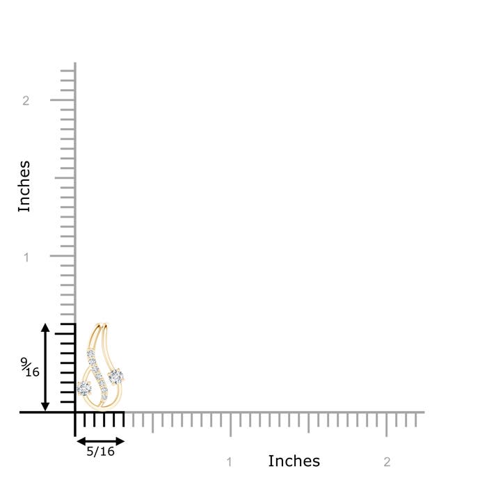 G, VS2 / 0.15 CT / 14 KT Yellow Gold