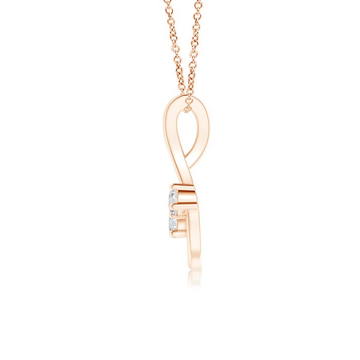 H, SI2 / 0.15 CT / 14 KT Rose Gold