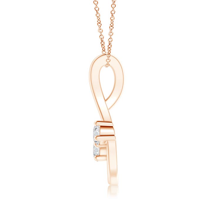 H, SI2 / 0.28 CT / 14 KT Rose Gold