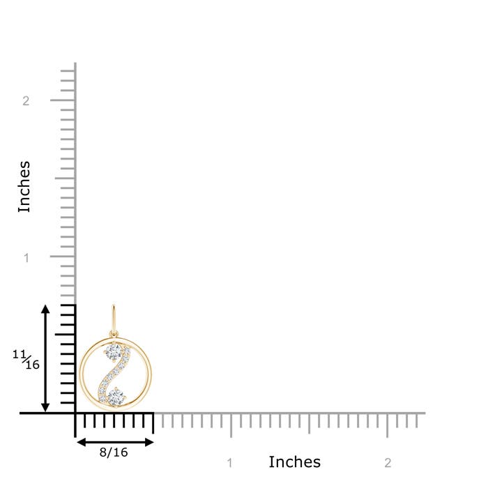 F-G, VS / 0.18 CT / 14 KT Yellow Gold