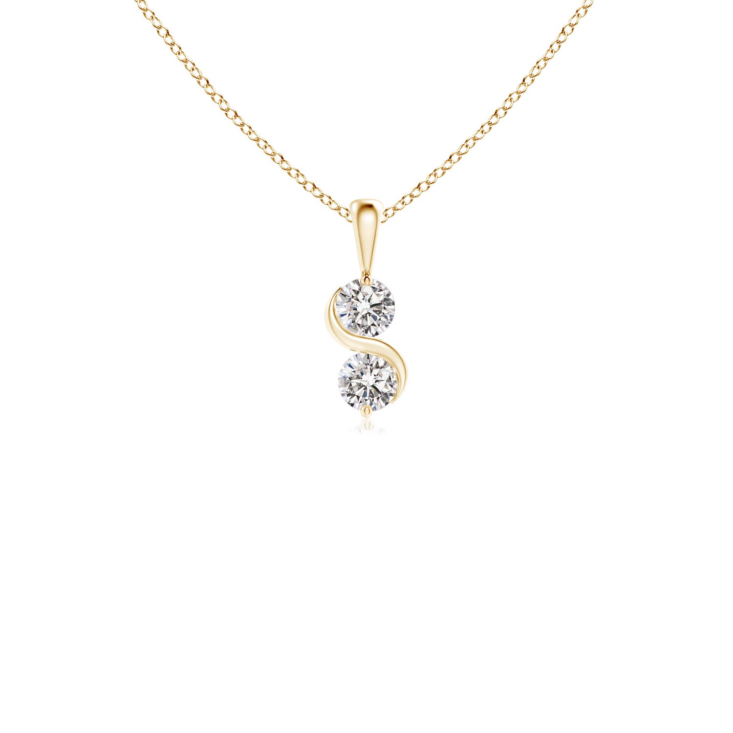 I-J, I1-I2 / 0.25 CT / 14 KT Yellow Gold