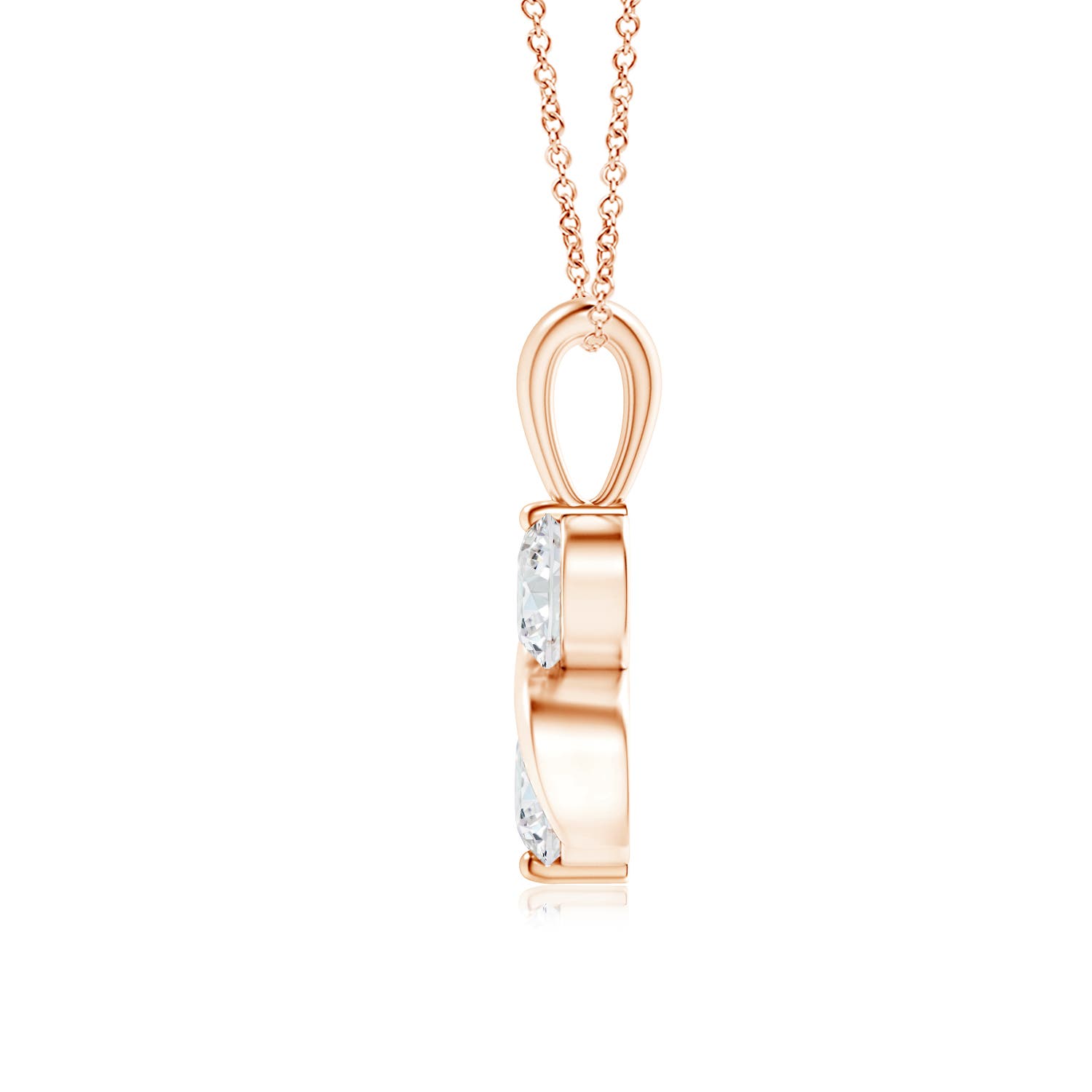 G, VS2 / 0.5 CT / 14 KT Rose Gold