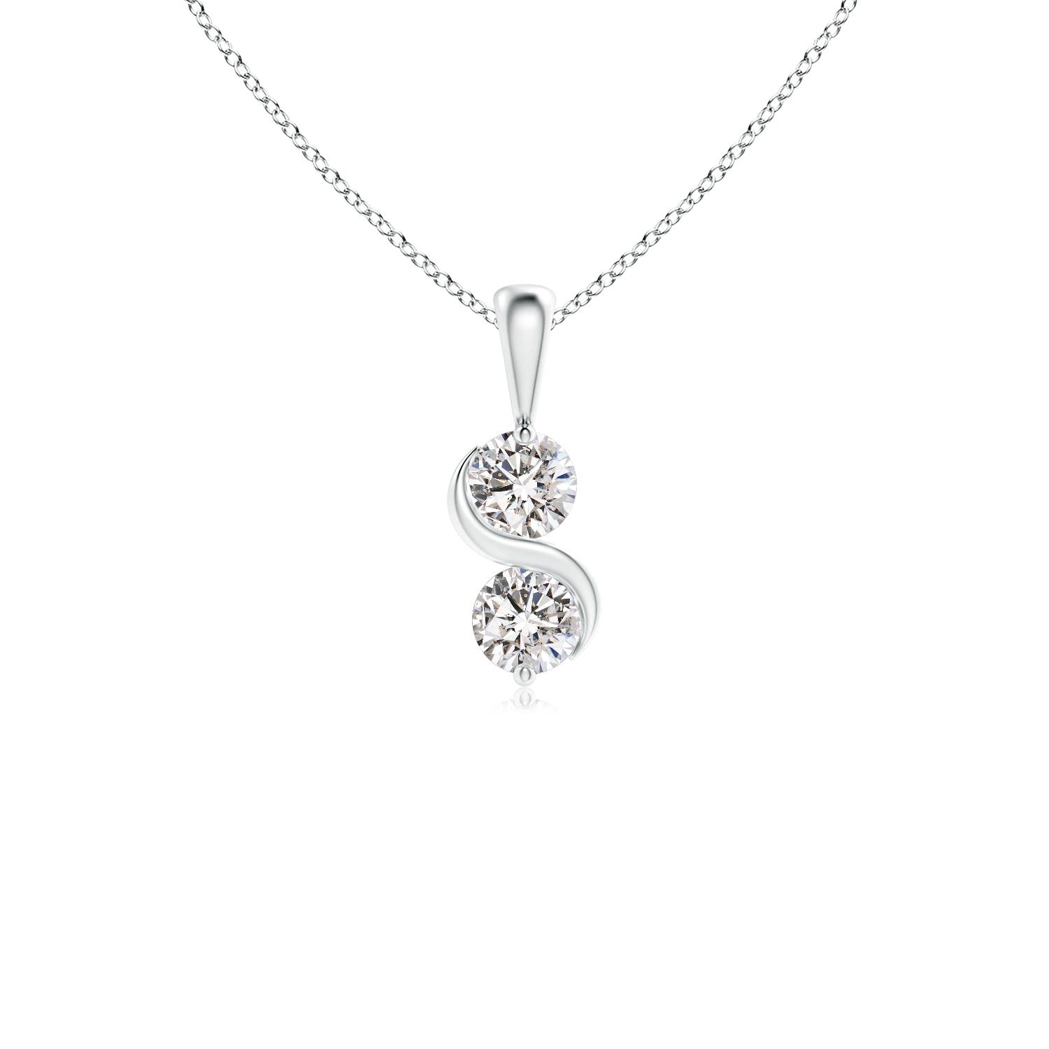 I-J, I1-I2 / 0.5 CT / 14 KT White Gold