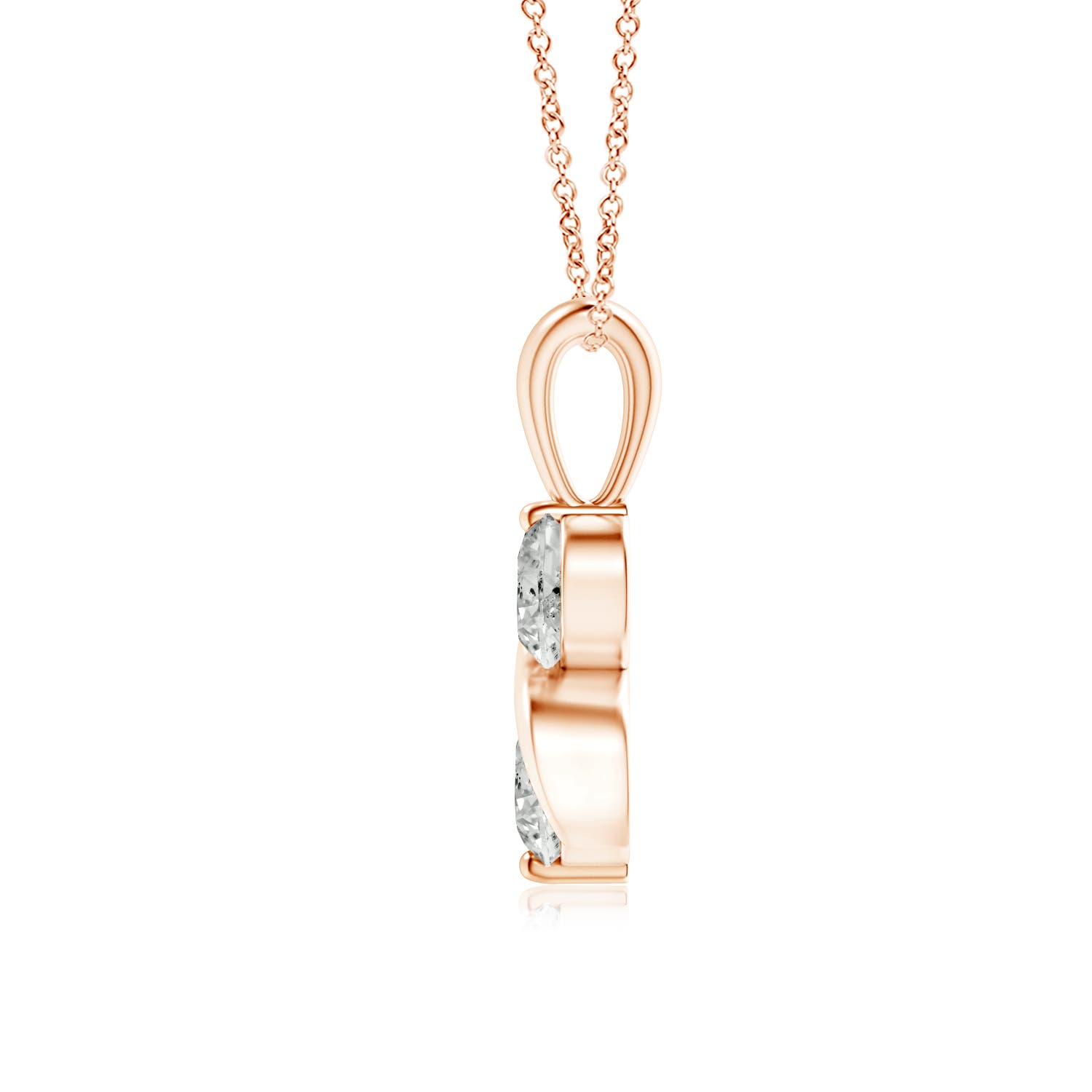 K, I3 / 0.5 CT / 14 KT Rose Gold