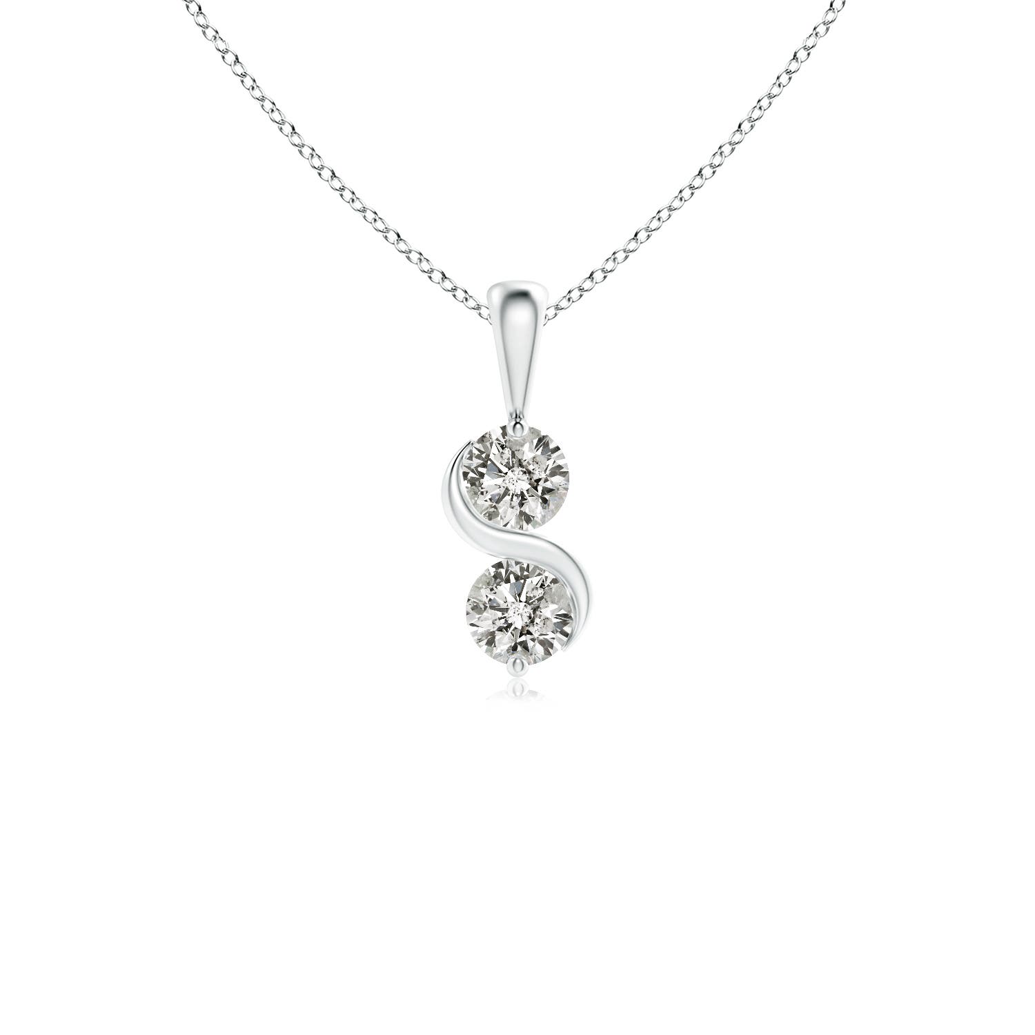 K, I3 / 0.5 CT / 14 KT White Gold