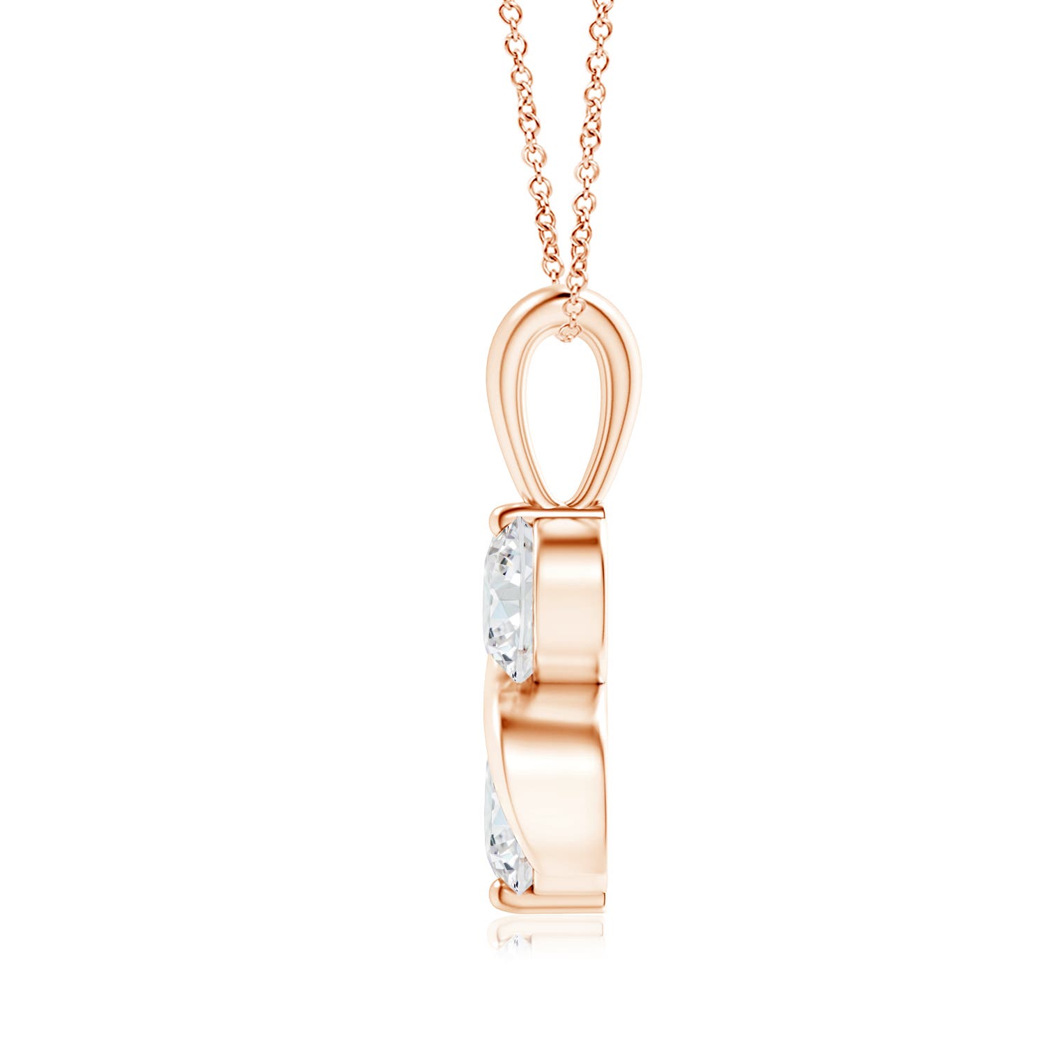 G, VS2 / 0.76 CT / 14 KT Rose Gold