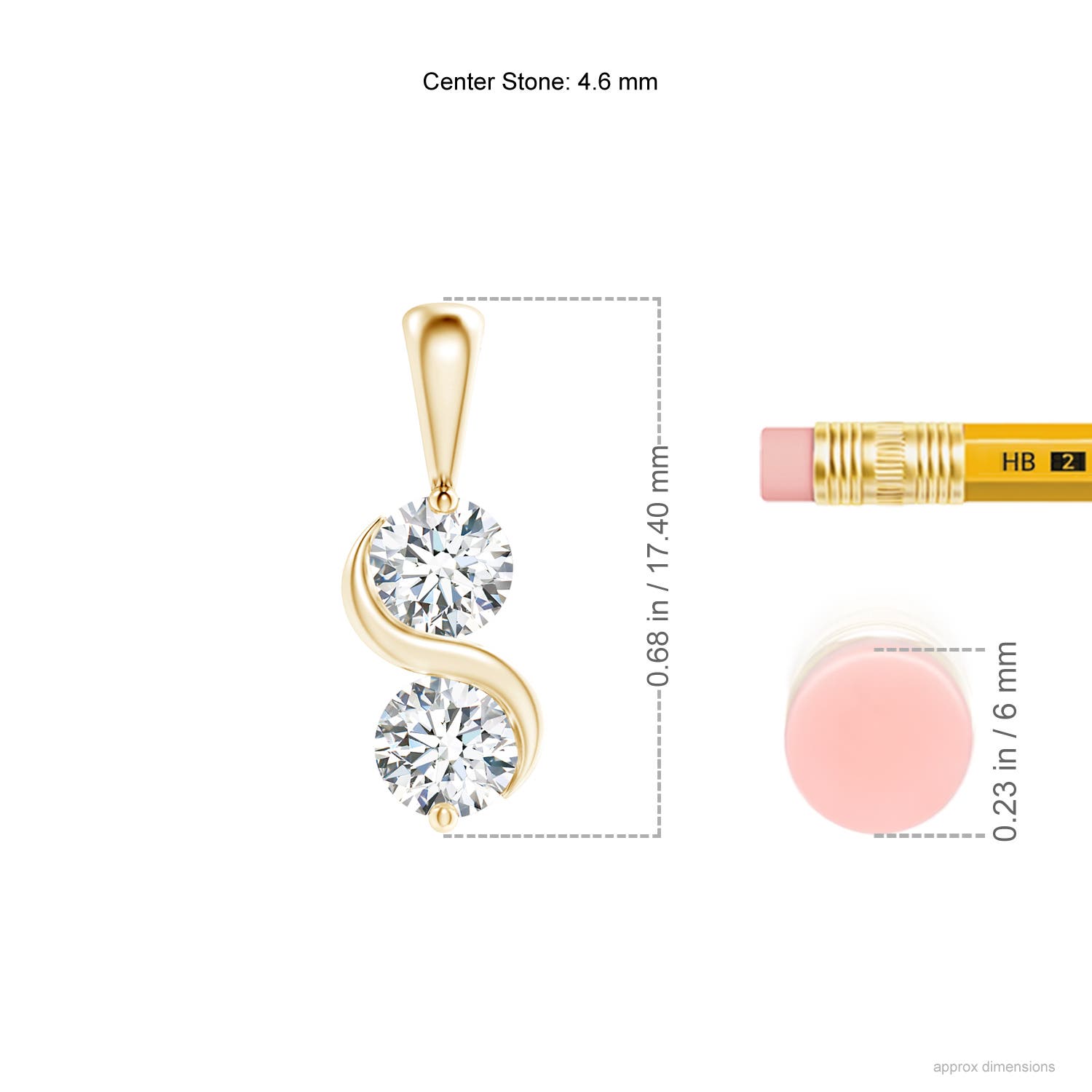 G, VS2 / 0.76 CT / 14 KT Yellow Gold