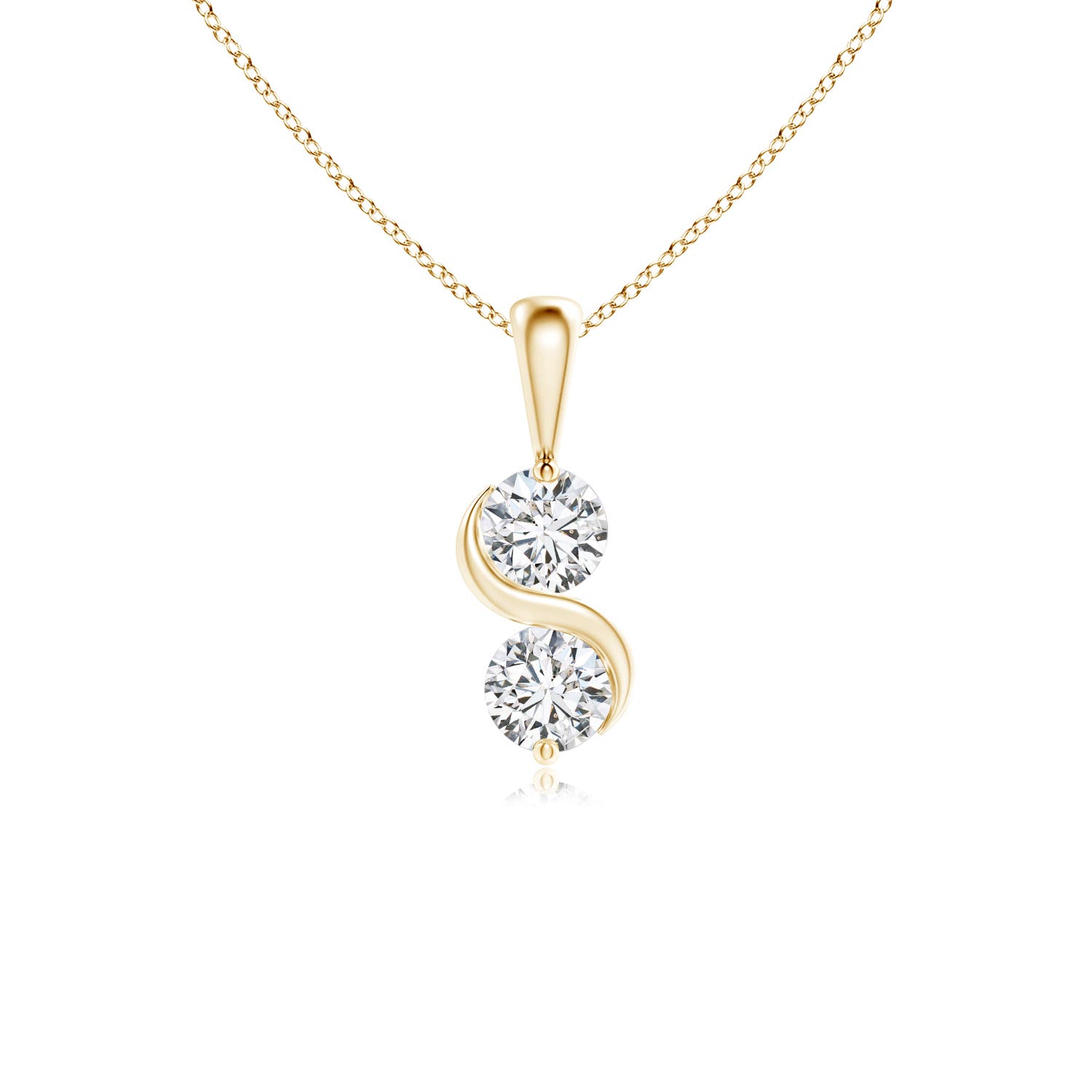 H, SI2 / 0.76 CT / 14 KT Yellow Gold