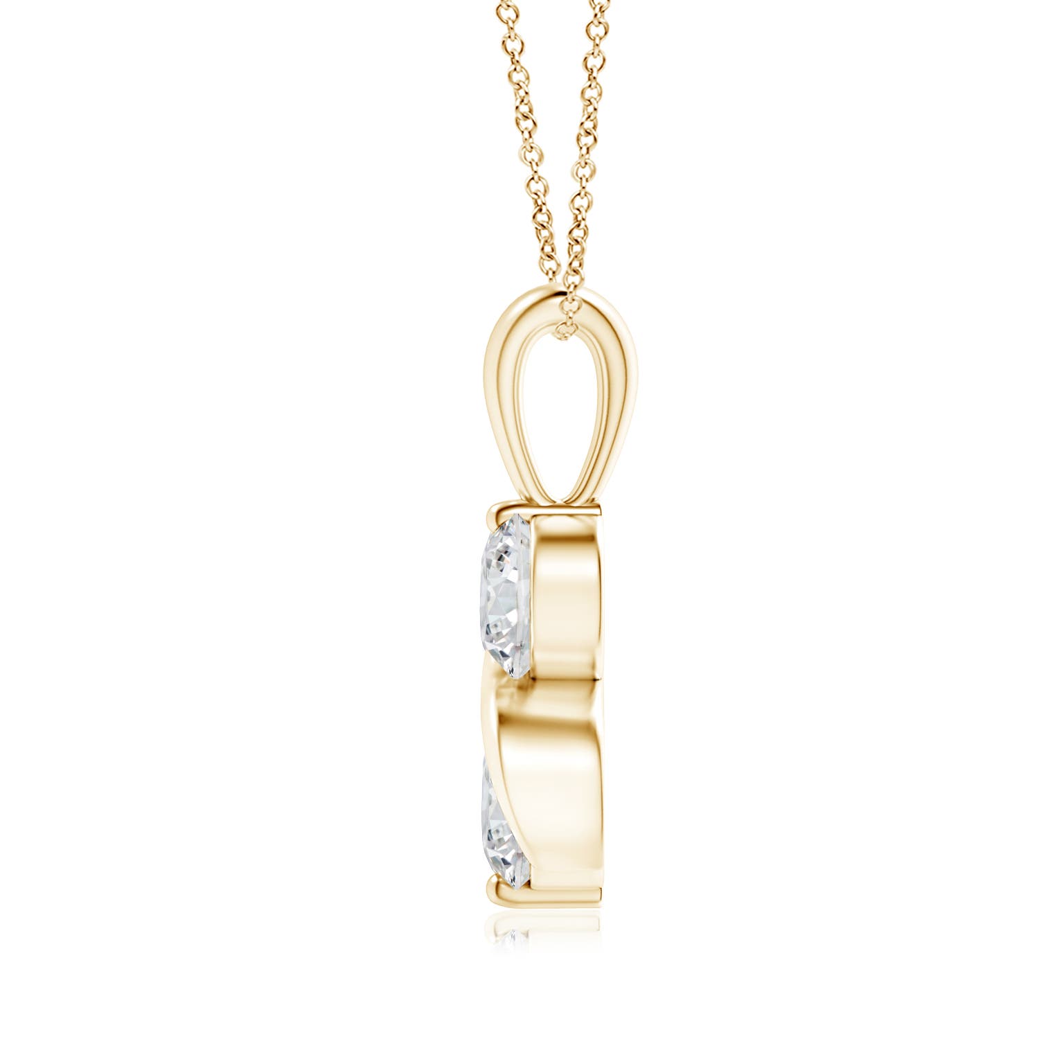 H, SI2 / 0.76 CT / 14 KT Yellow Gold