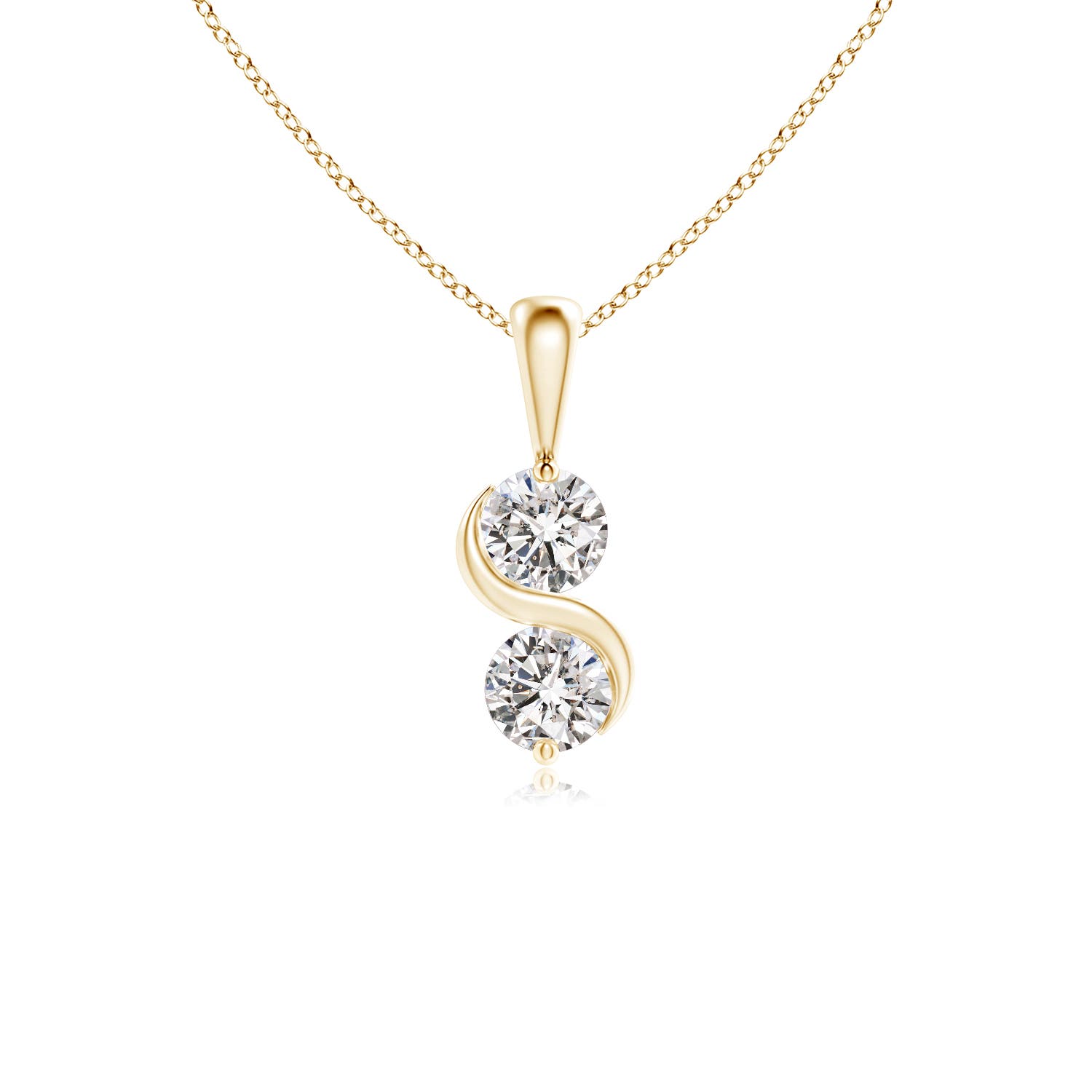 I-J, I1-I2 / 0.76 CT / 14 KT Yellow Gold