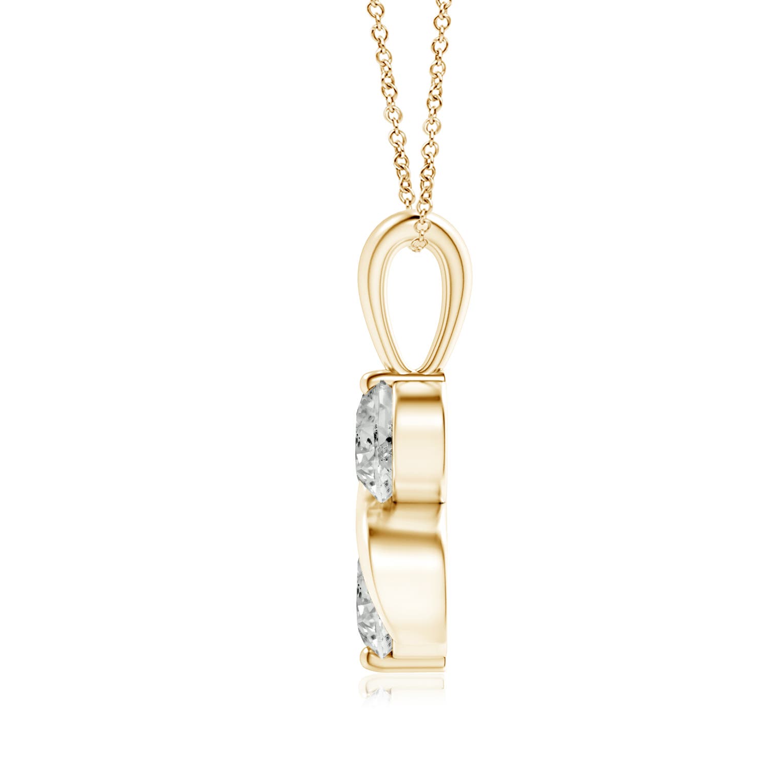 K, I3 / 0.76 CT / 14 KT Yellow Gold